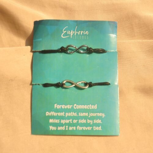 Infinity cord bracelet set