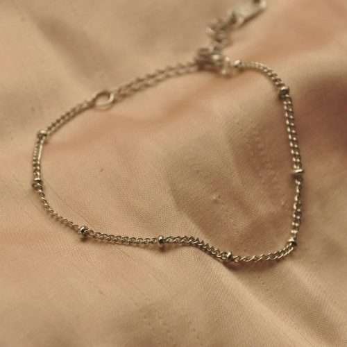 Silver steel bracelet D