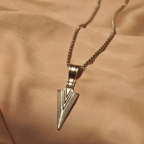 Silver steel arrow chain