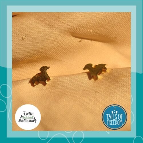 Jellybean studs (Gold)