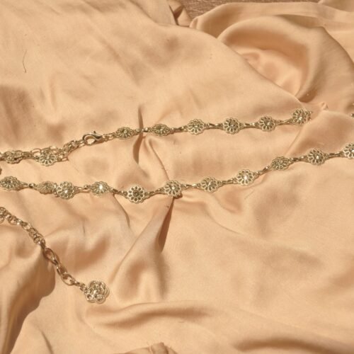 Silver Alora waist chain