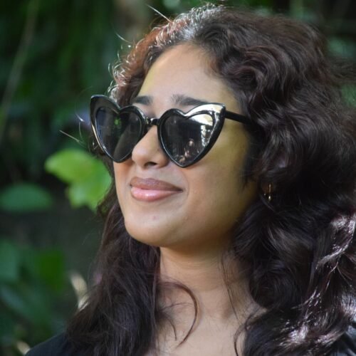 Heart sunglasses (Black)
