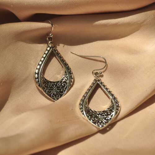 Talia silver boho earrings