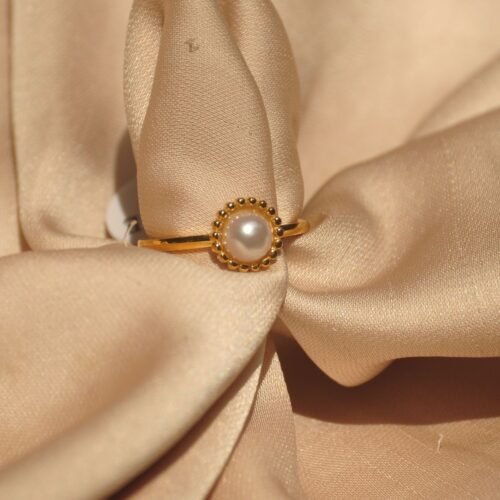 Sophia steel ring (size 7)
