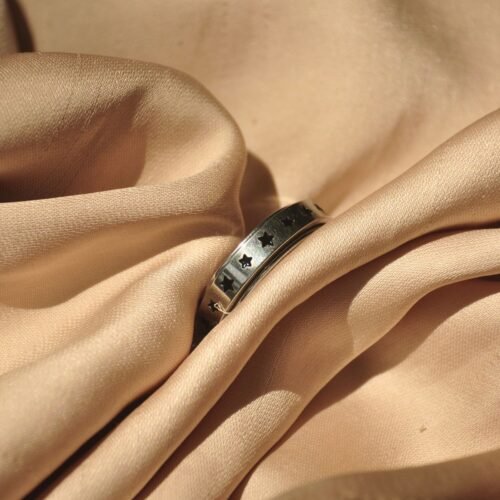 Star steel ring (Size 10)