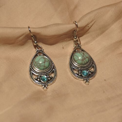 Zafira boho earrings - Light Blue
