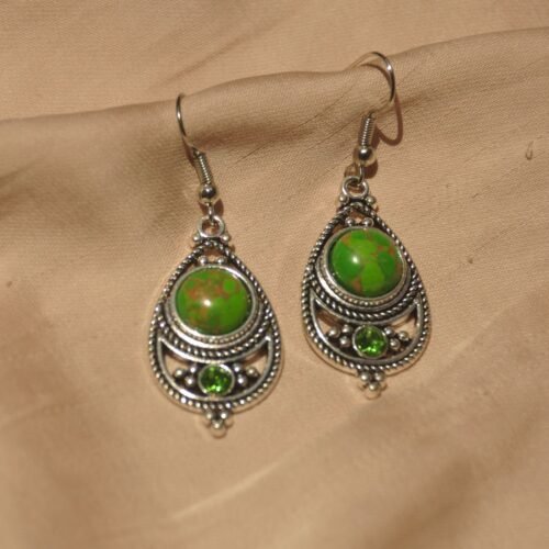 Zafira boho earrings - Green