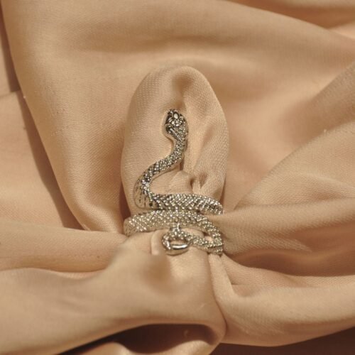 Silver snake ring A (size 7 & 8)