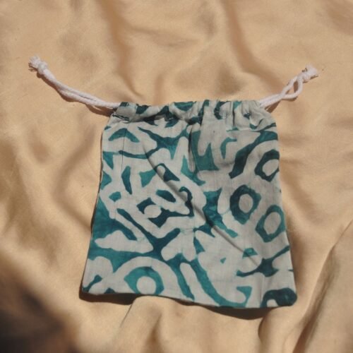 Ocean drawstring pouch