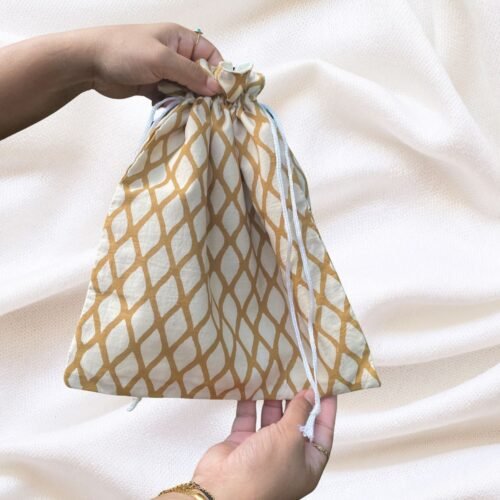 Myla large drawstring pouch