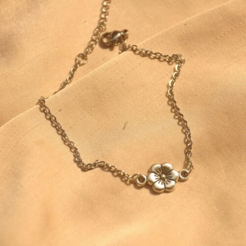 Floral anklet