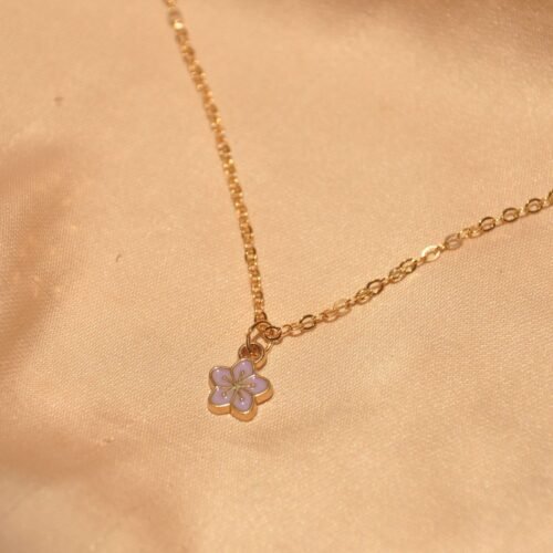 Lavender dainty floral chain