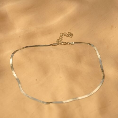 Silver snake chain