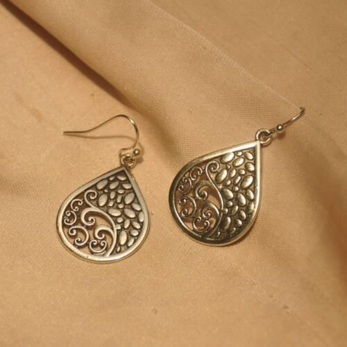 Silver boho earrings C