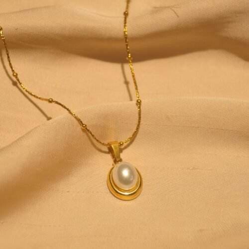 Sophie steel pearl chain