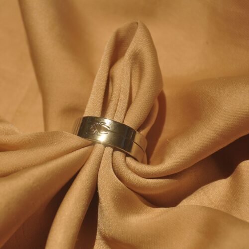Spider steel ring (size 7)