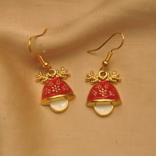 Bell christmas earrings