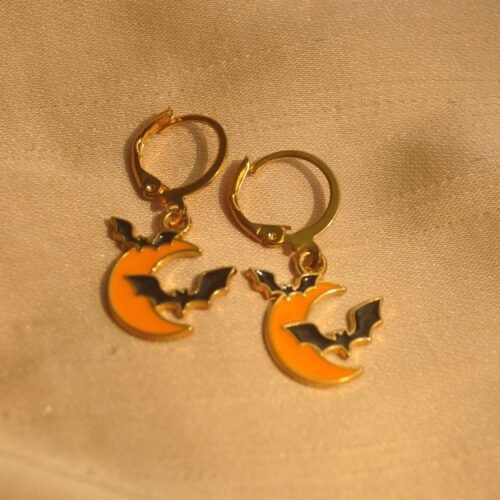 Bat and half moon hoops
